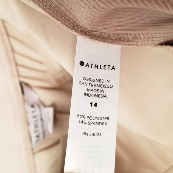 Athleta Brooklyn Mid Rise Ankle Pants 14 Avalone Stretch Slit Lightweight $99 - Picture 12 of 16